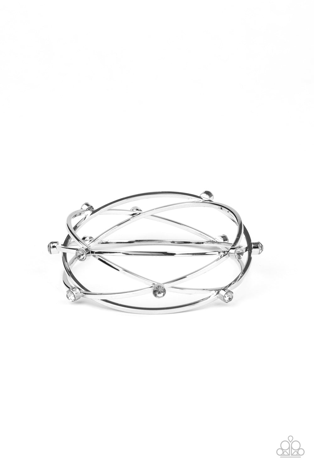 Paparazzi Accessories - Cosmic Sparkle - Silver bracelet
