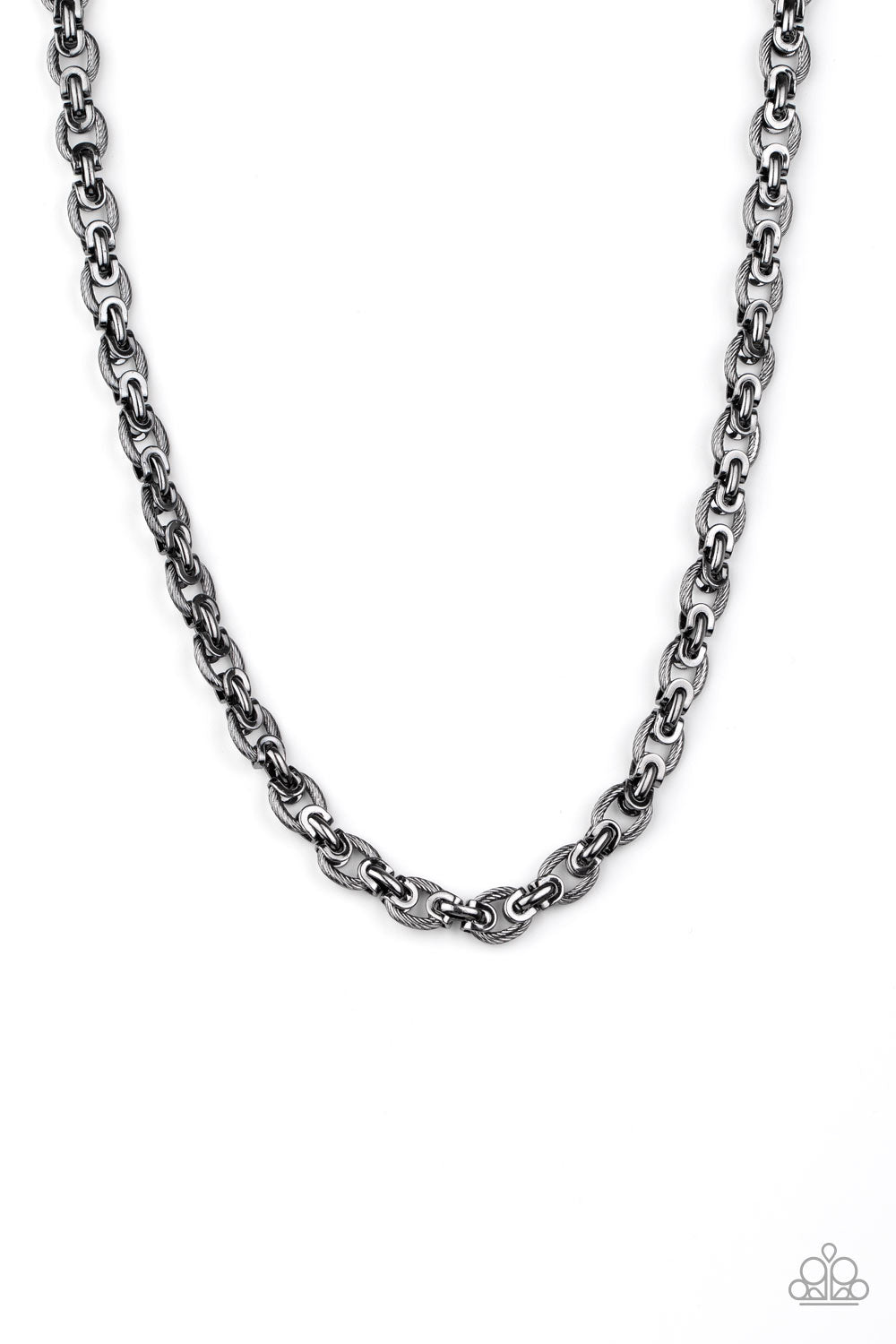 Paparazzi Accessories - Grit and Gridiron - Black necklace