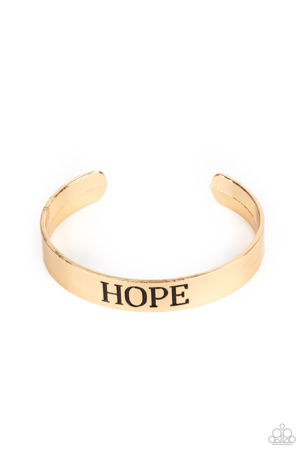 Paparazzi Accessories - Hope Makes The World Go Round - Gold Bracelet