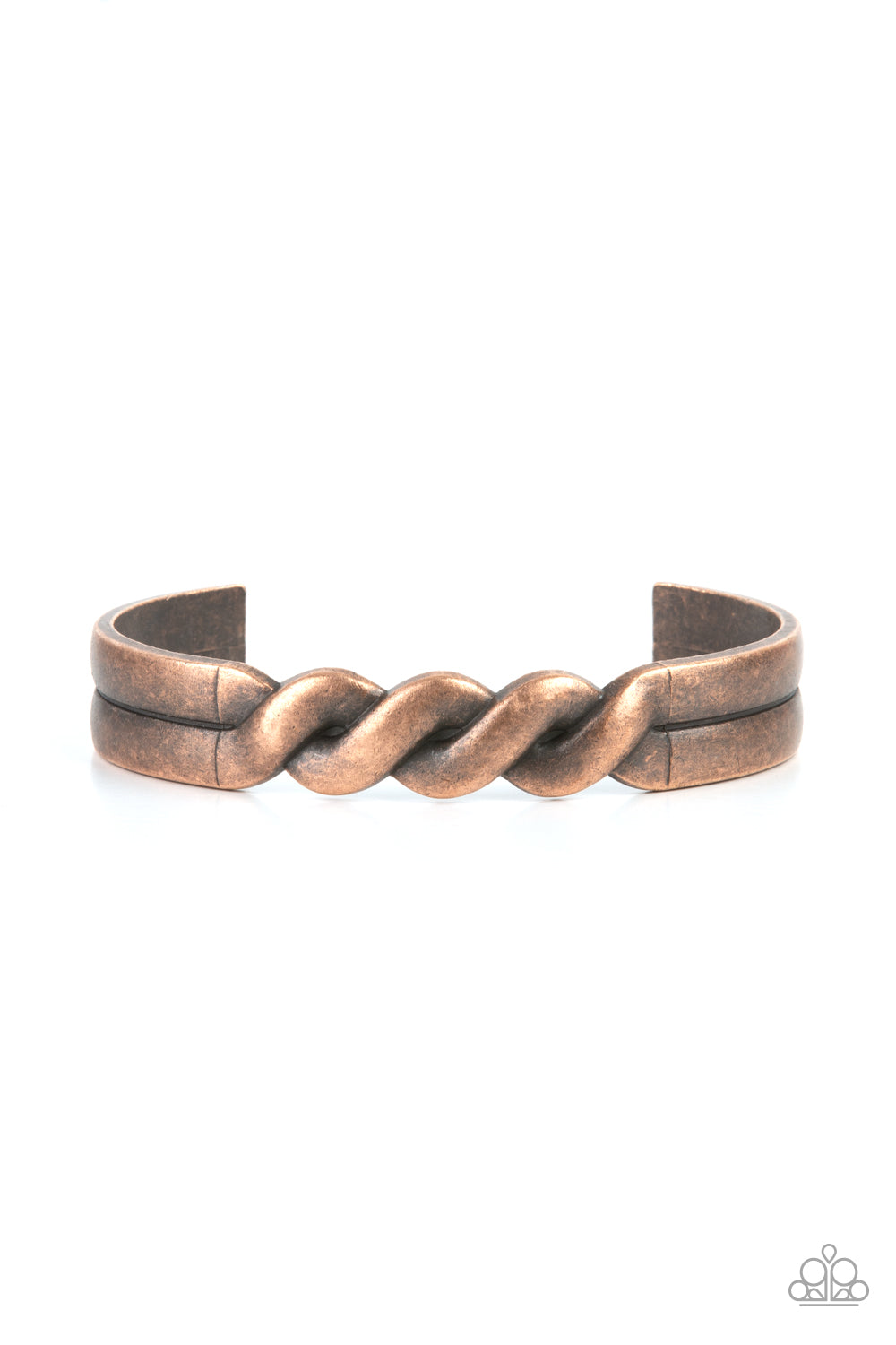 Paparazzi Accessories - Metro Machine - Copper bracelet