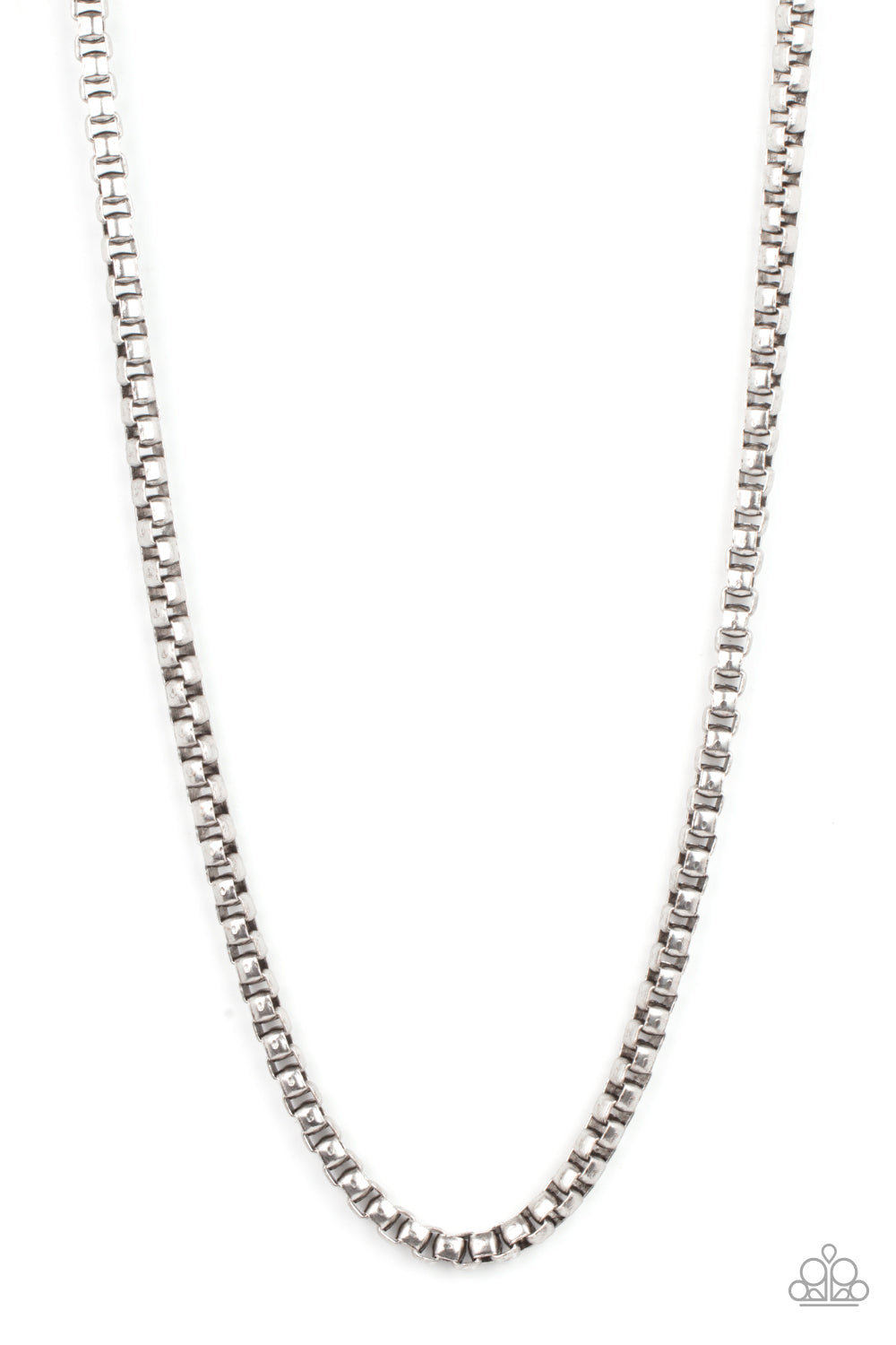 Paparazzi Accessories - Combat Zone - Silver necklace