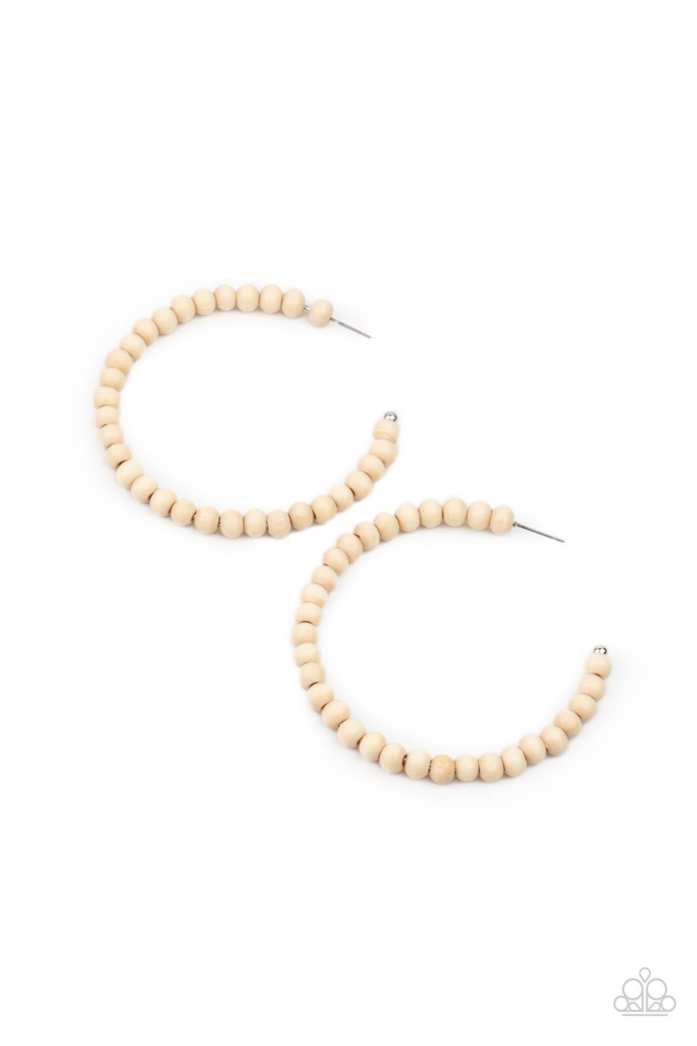 Paparazzi Accessories - Should Have, Could Have, WOOD Have - White earrings