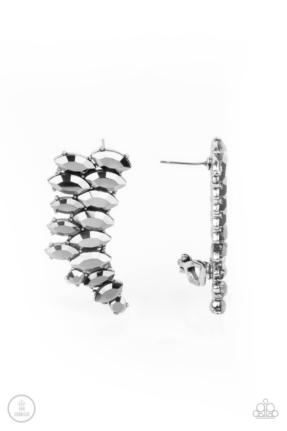 Paparazzi Accessories - Explosive Elegance - Silver earrings