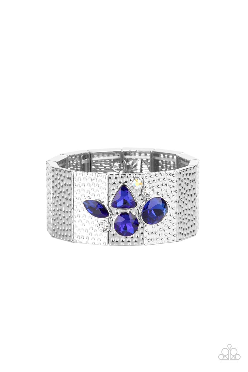 Paparazzi Accessories - Flickering Fortune - Blue bracelet