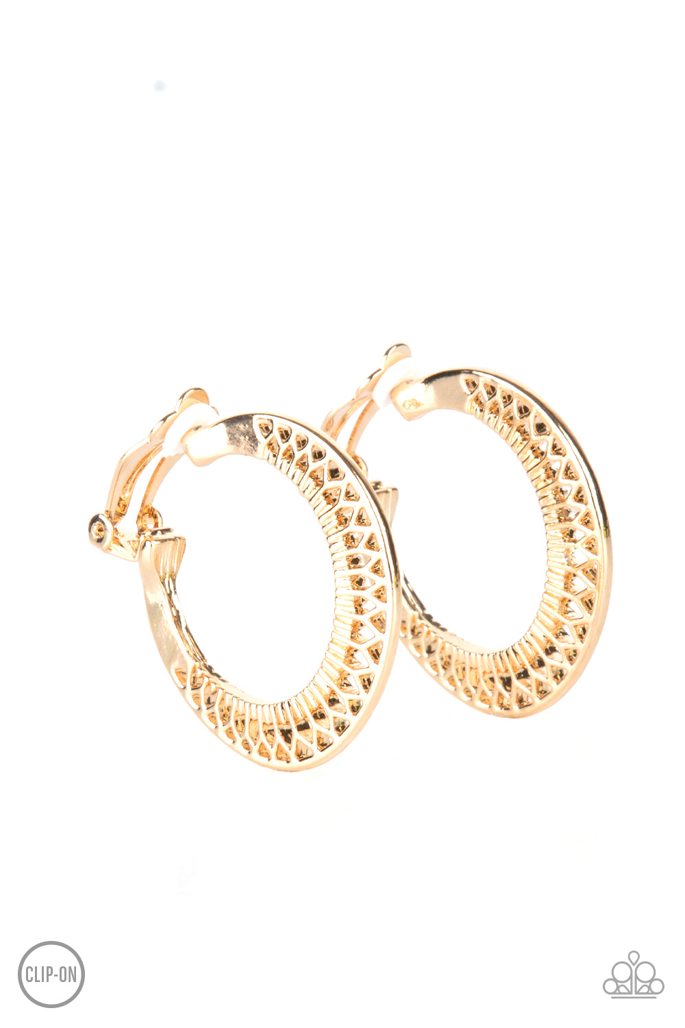 Paparazzi Accessories - Moon Child Charisma - Gold earrings