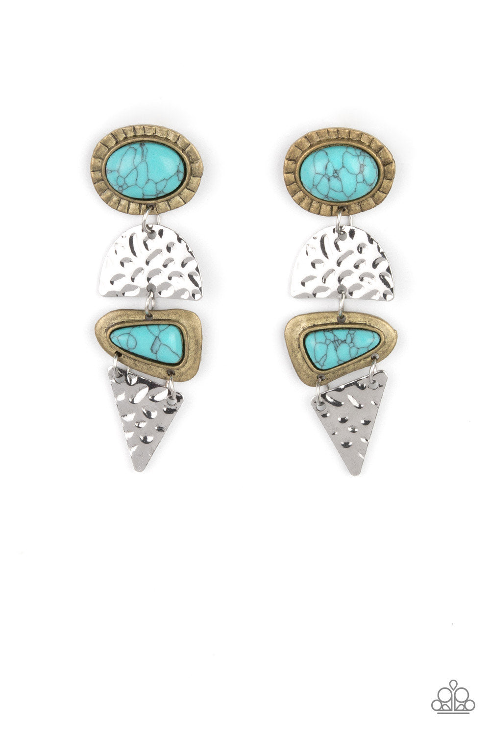 Paparazzi Accessories - Earthy Extravagance - Multi earrings