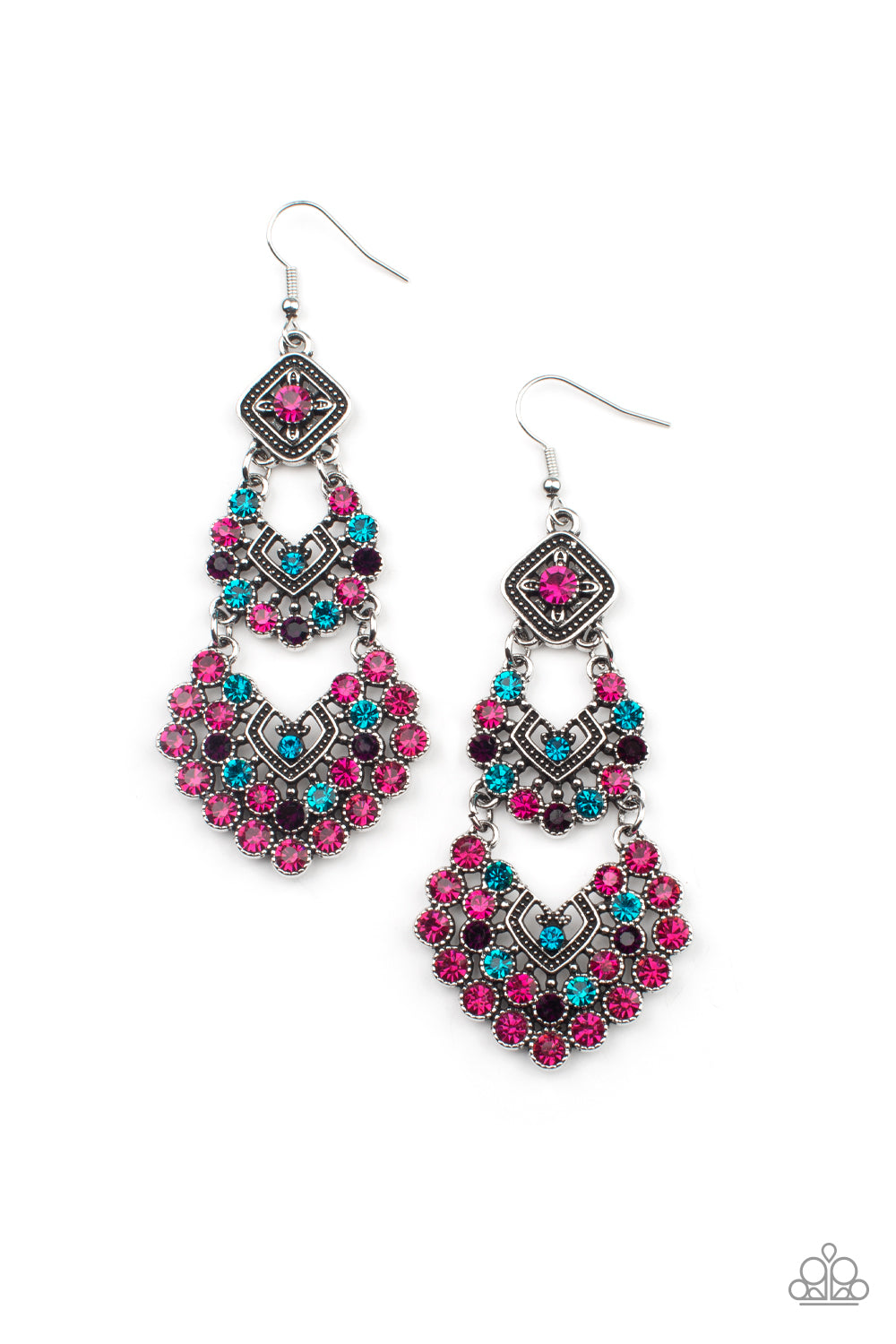 Paparazzi Accessories - All For The GLAM - Multi earrings