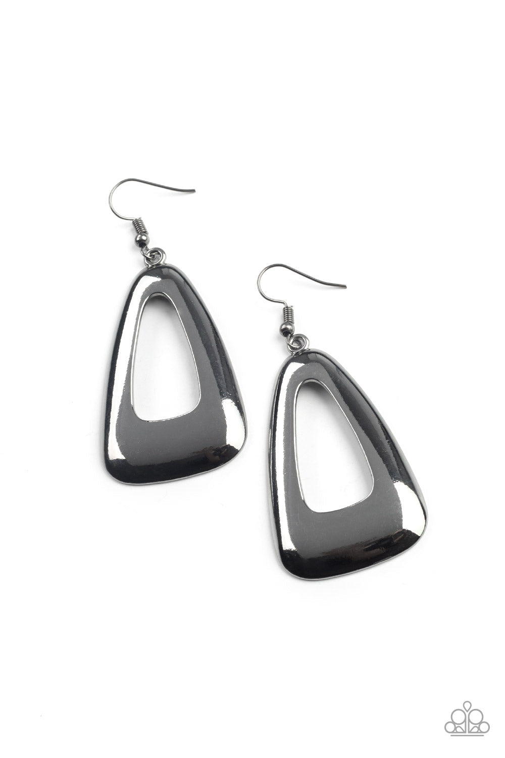 Paparazzi Accessories - Irresistibly Industrial - Black earrings