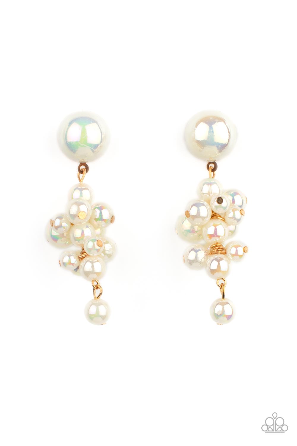 Paparazzi Accessories - Dont Rock The YACHT - Gold earrings