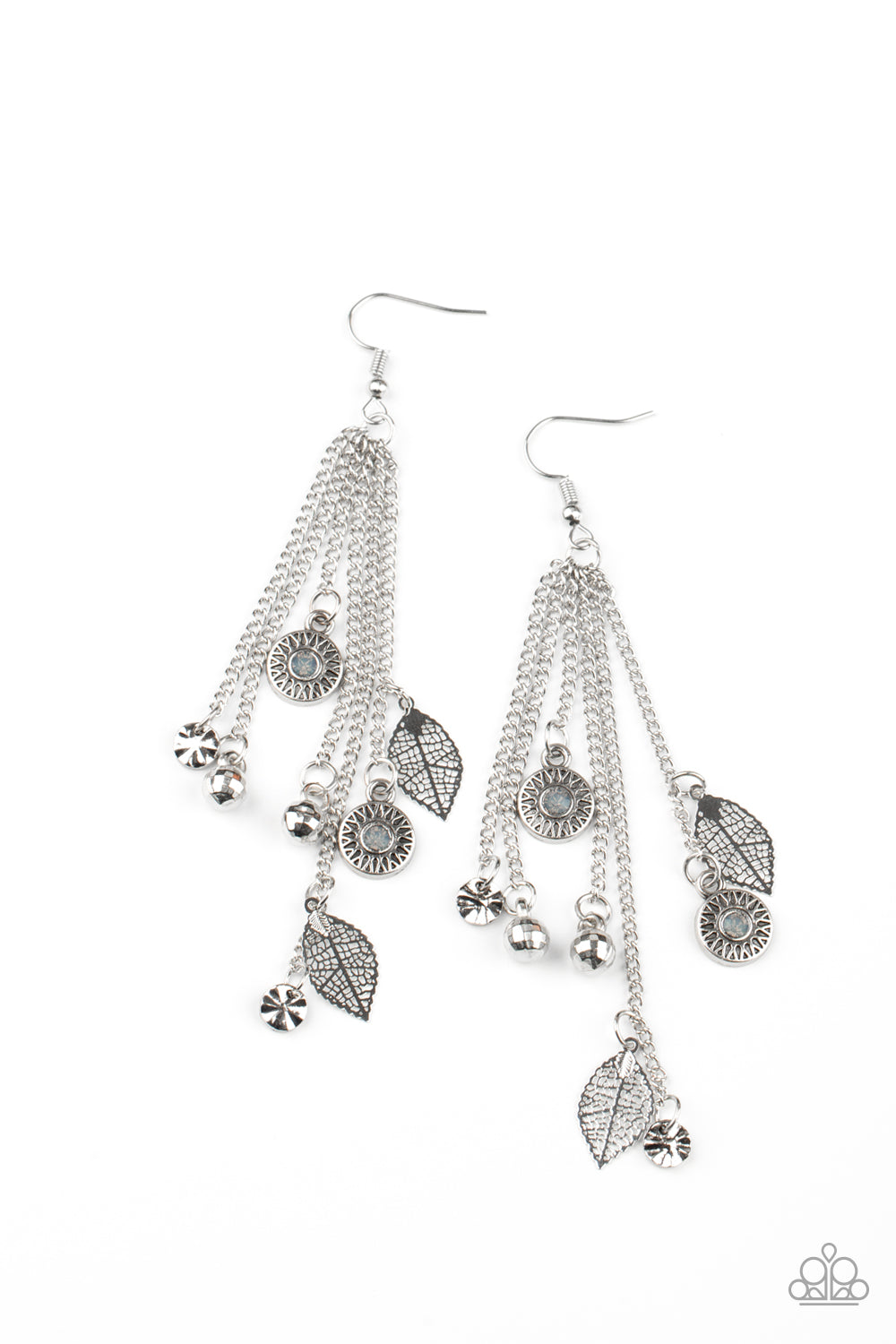 Paparazzi Accessories - A Natural Charmer - Silver earrings