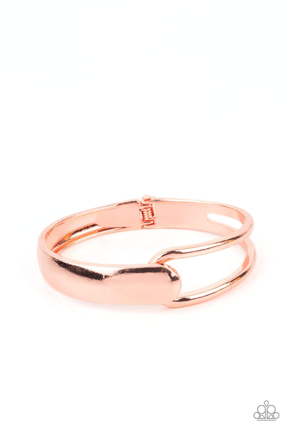 Paparazzi Accessories - Couture-Clutcher - Copper bracelet
