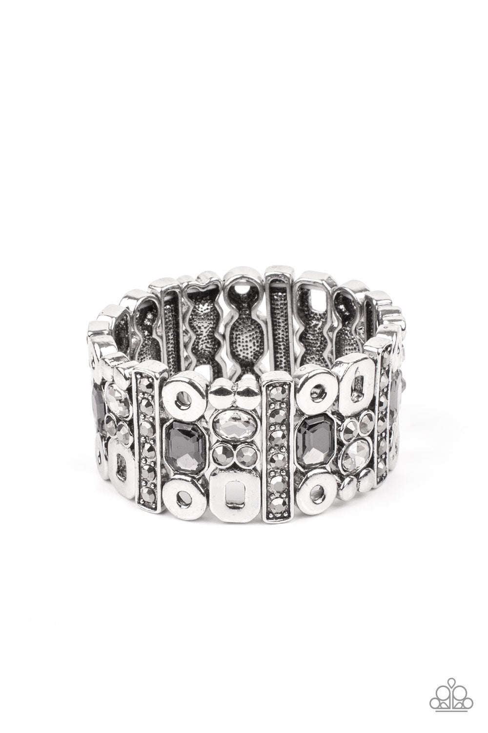 Paparazzi Accessories - Dynamically Diverse - Silver bracelet