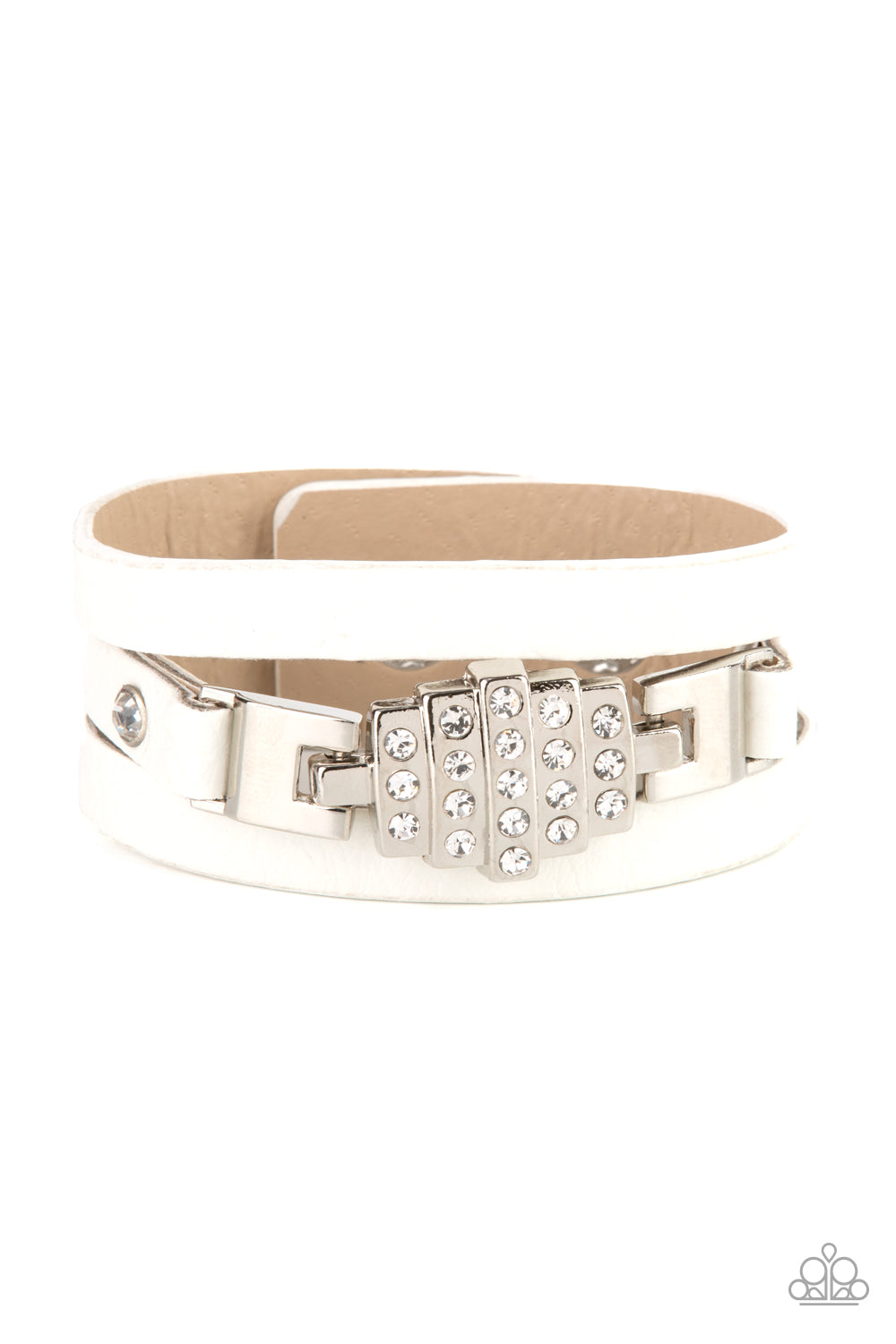 Paparazzi Accessories - Ultra Urban - White bracelet