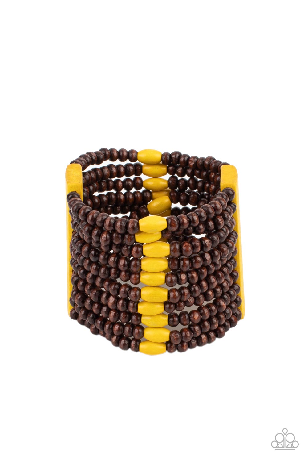 Paparazzi Accessories - Tropical Trendsetter - Yellow bracelet
