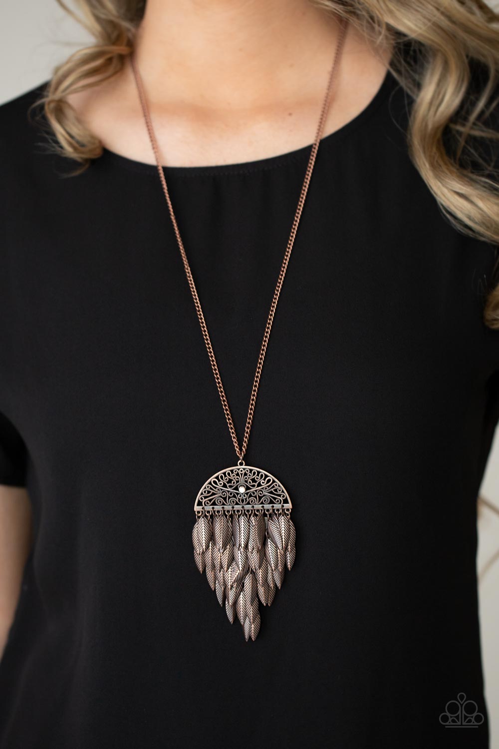 Paparazzi Accessories - Canopy Cruise - Copper necklace