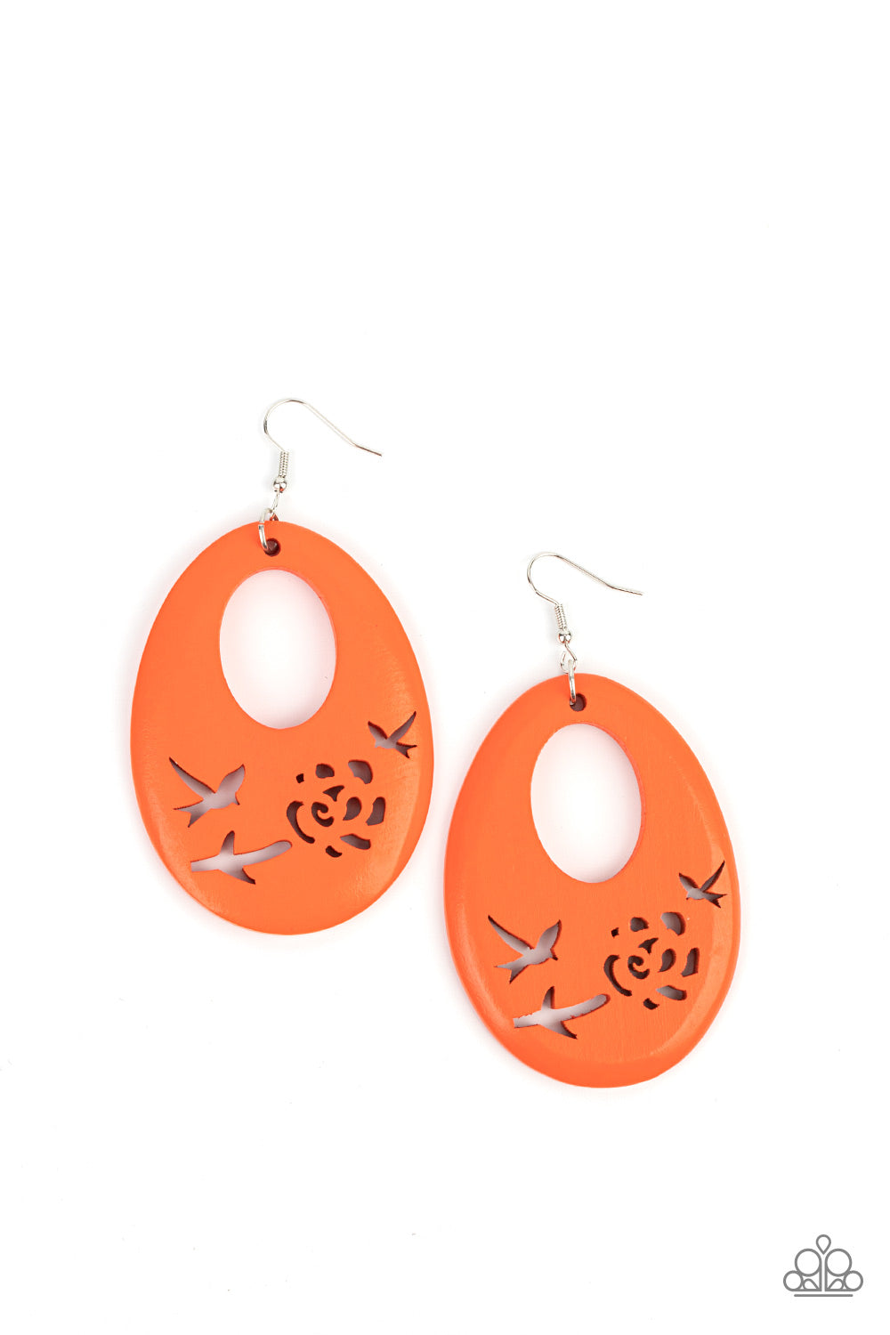 Paparazzi Accessories - Home TWEET Home - Orange earrings