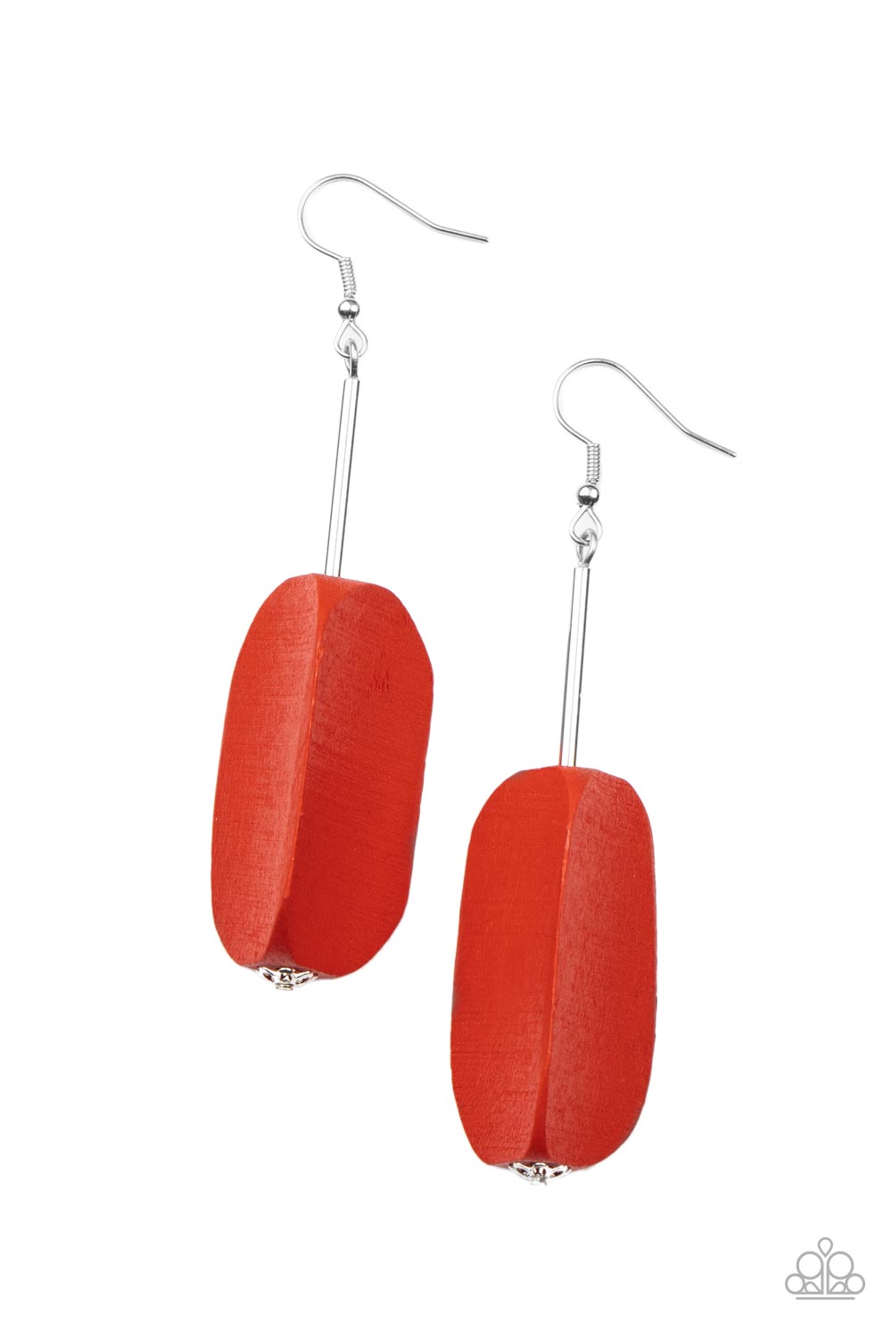 Paparazzi Accessories - Tamarack Trail - Red earrings