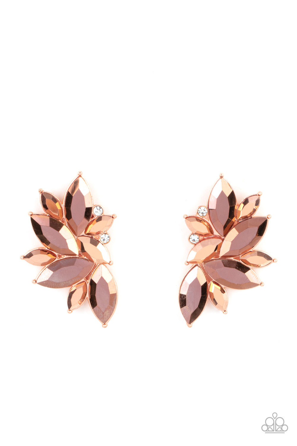 Paparazzi Accessories - Instant Iridescence - Copper earrings