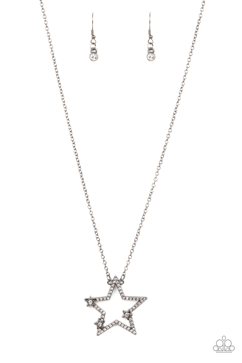 Paparazzi Accessories - I Pledge Allegiance to the Sparkle - Black necklace