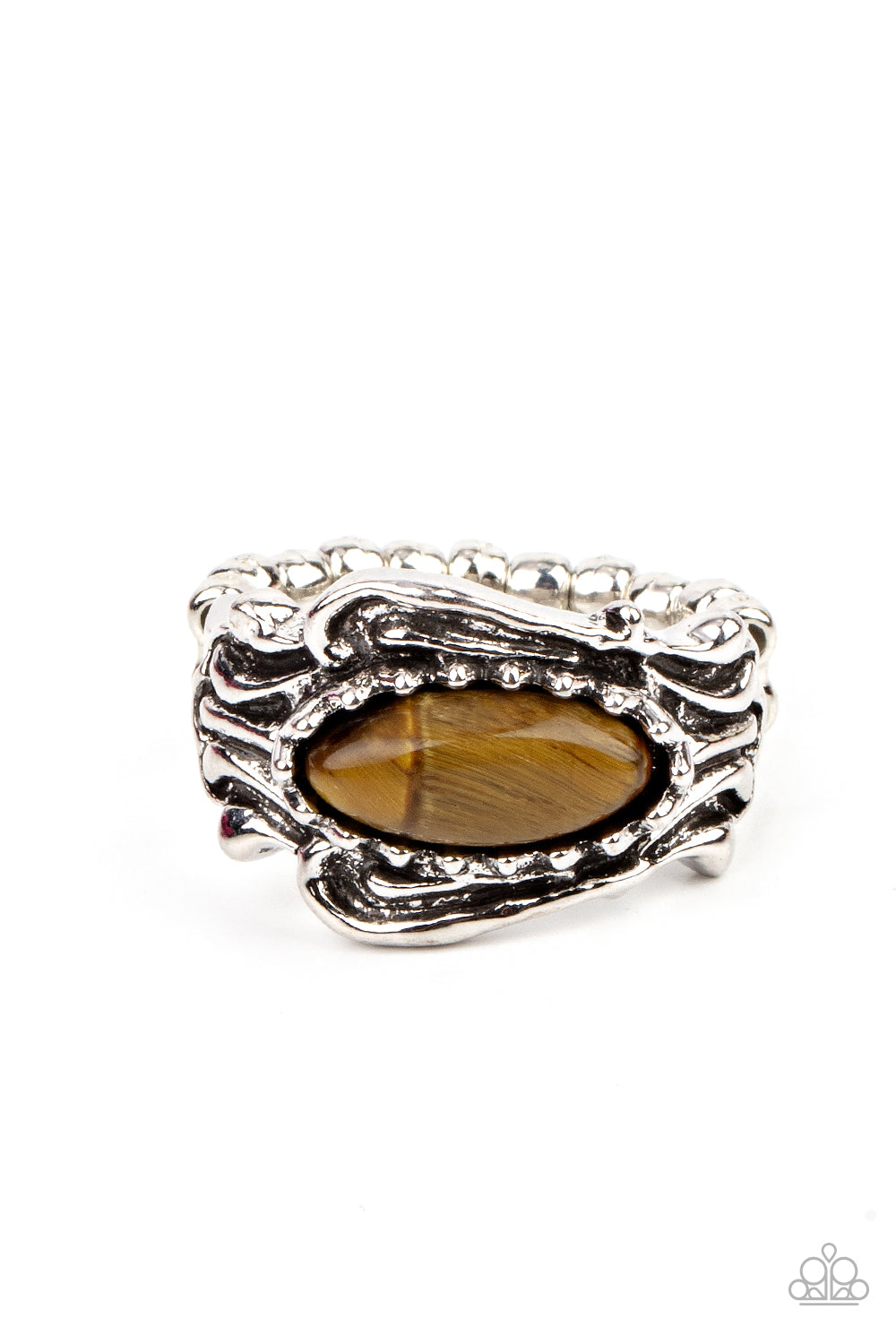 Paparazzi Accessories - Gemstone Gypsy - Brown ring