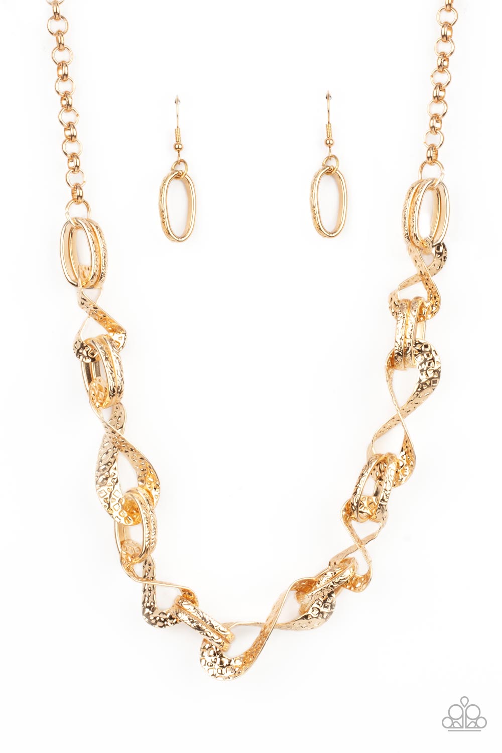 Paparazzi Accessories - METAL of Honor - Gold necklace