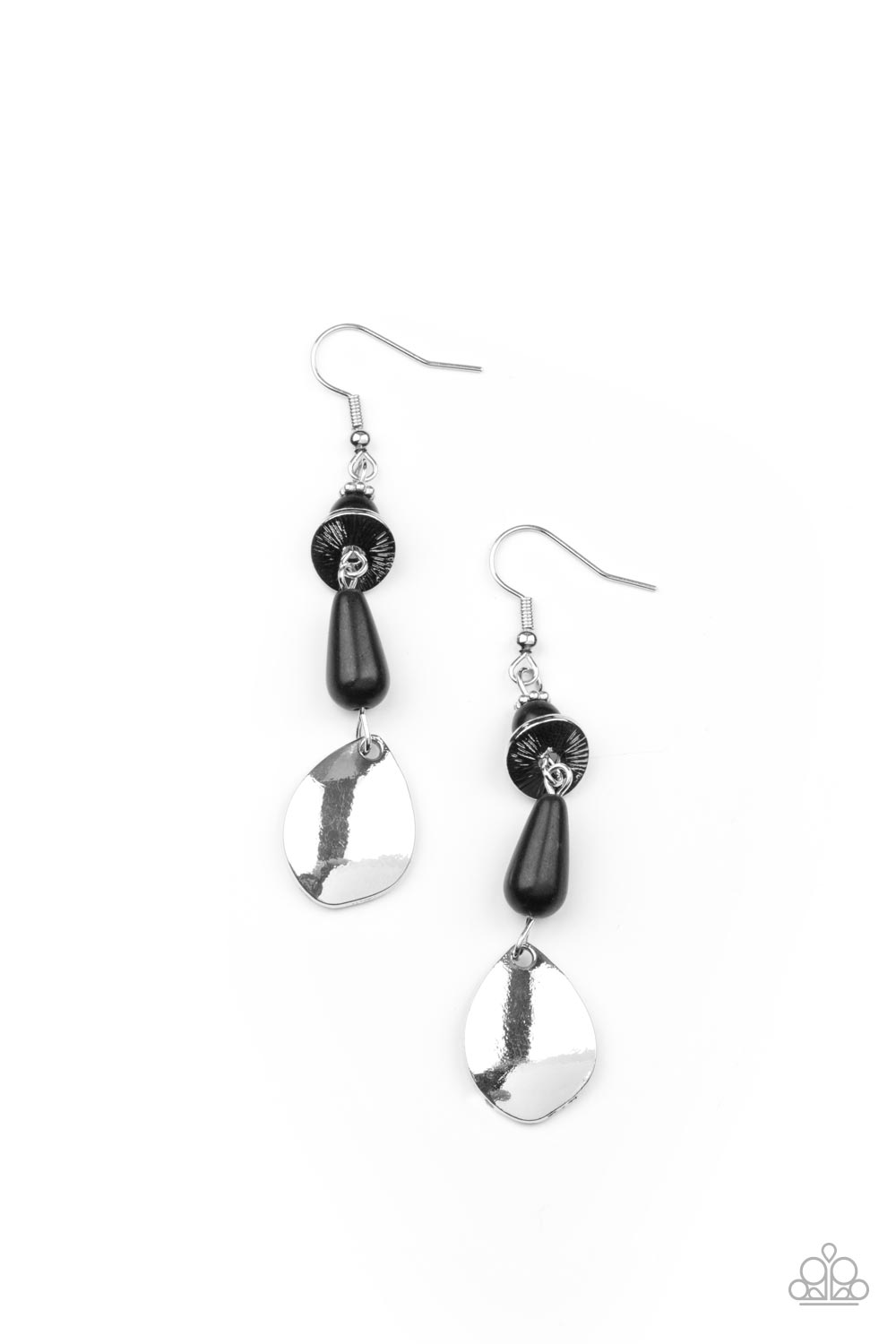 Paparazzi Accessories - Artfully Artisan - Black earrings