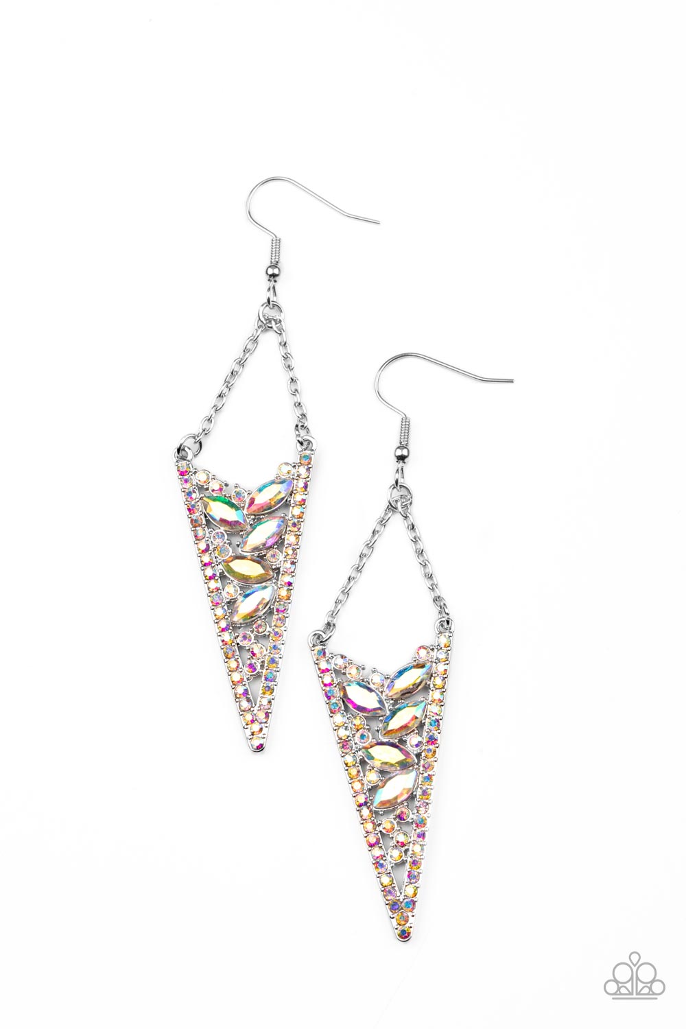 Paparazzi Accessories - Sharp-Dressed Drama - Multi earrings