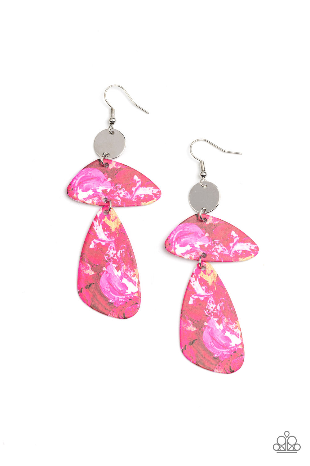 Paparazzi Accessories - SWATCH Me Now - Pink earrings