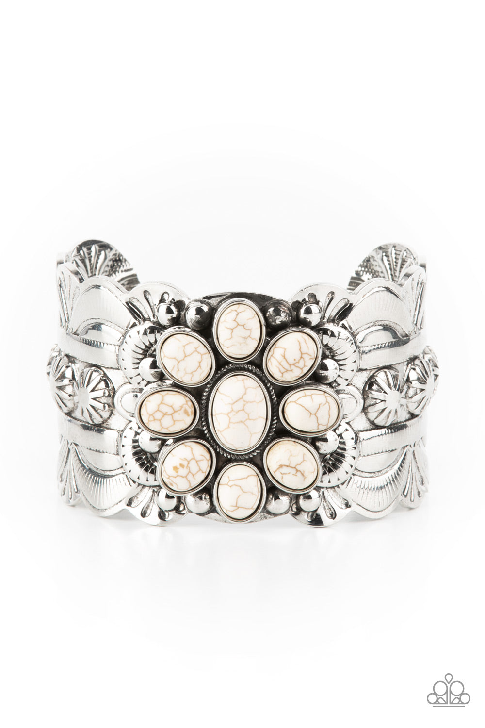 Paparazzi Accessories - Southern Eden - White bracelet