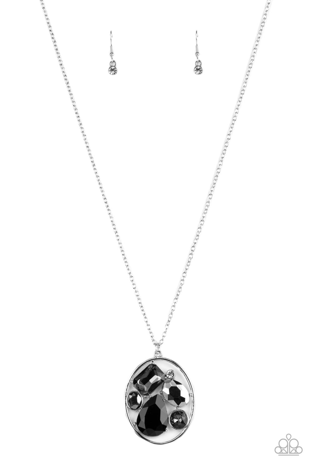 Paparazzi Accessories - Scandalously Scattered - Black necklace