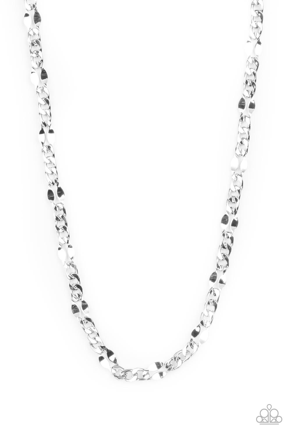Paparazzi Accessories - G.O.A.T - Silver necklace