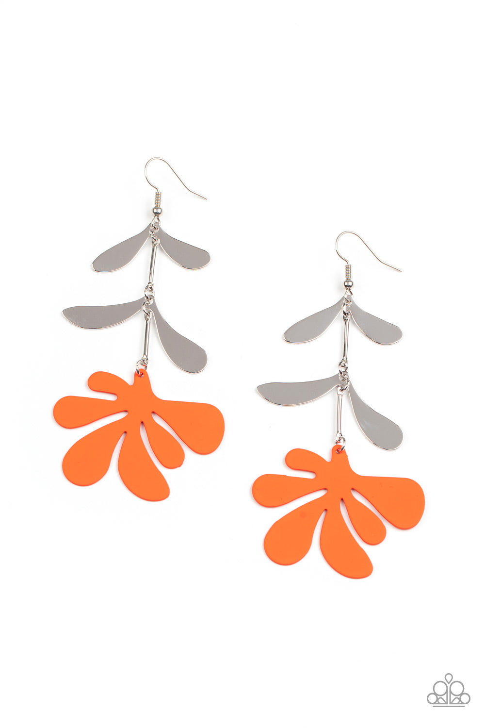 Paparazzi Accessories - Palm Beach Bonanza - Orange earrings