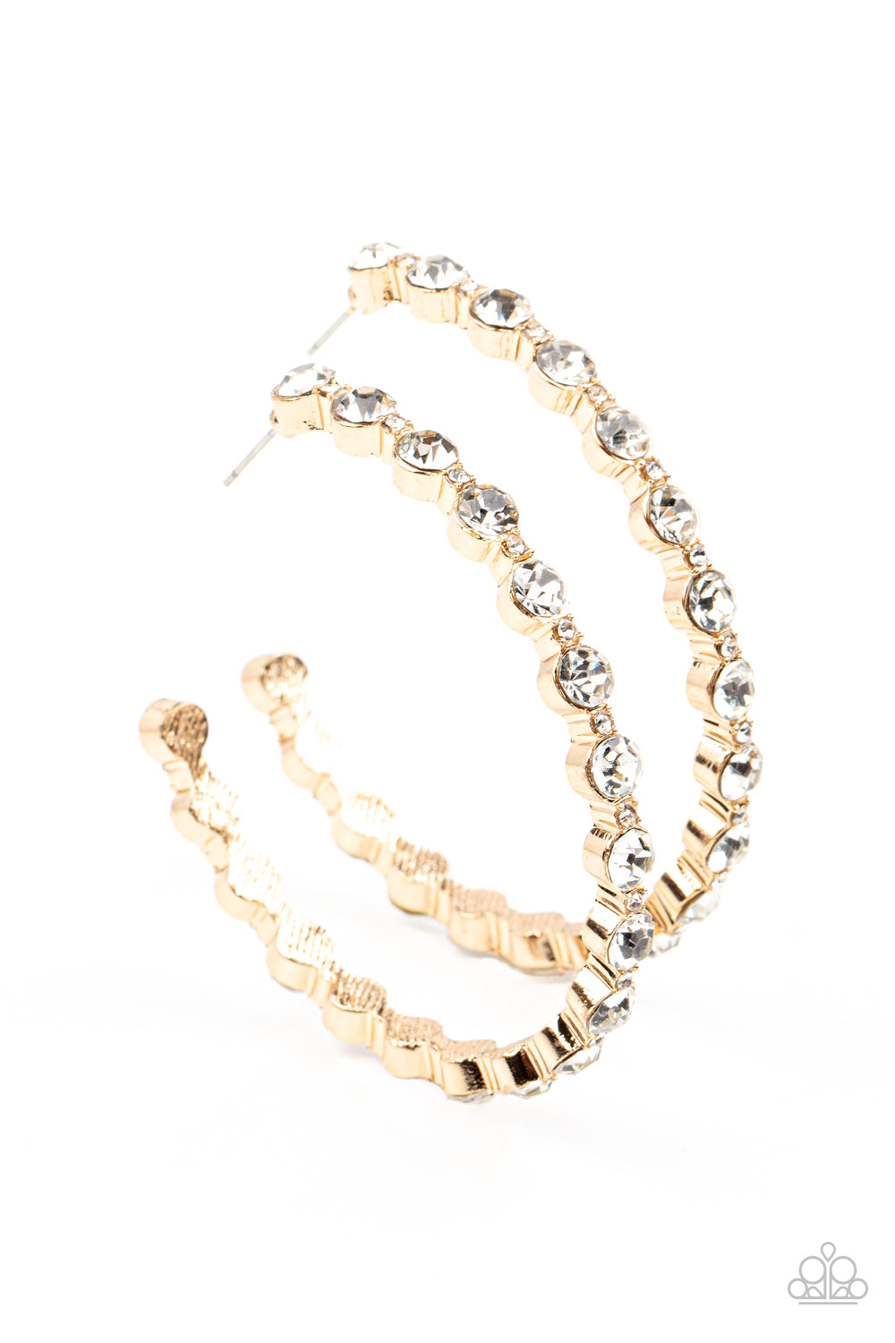 Paparazzi Accessories - Royal Reveler - Gold earrigs