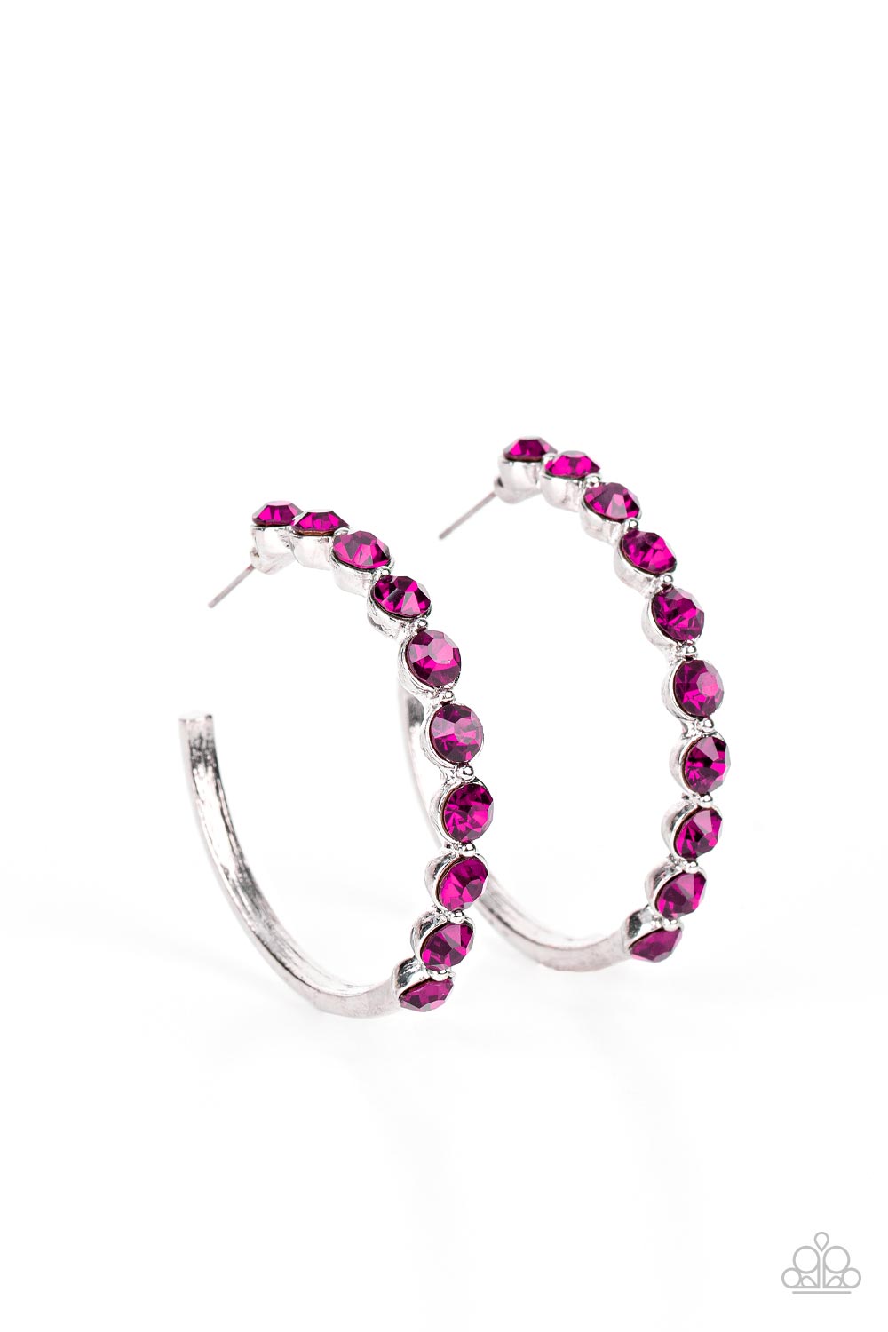 Paparazzi Accessories - -Photo Finish - Pink earrings