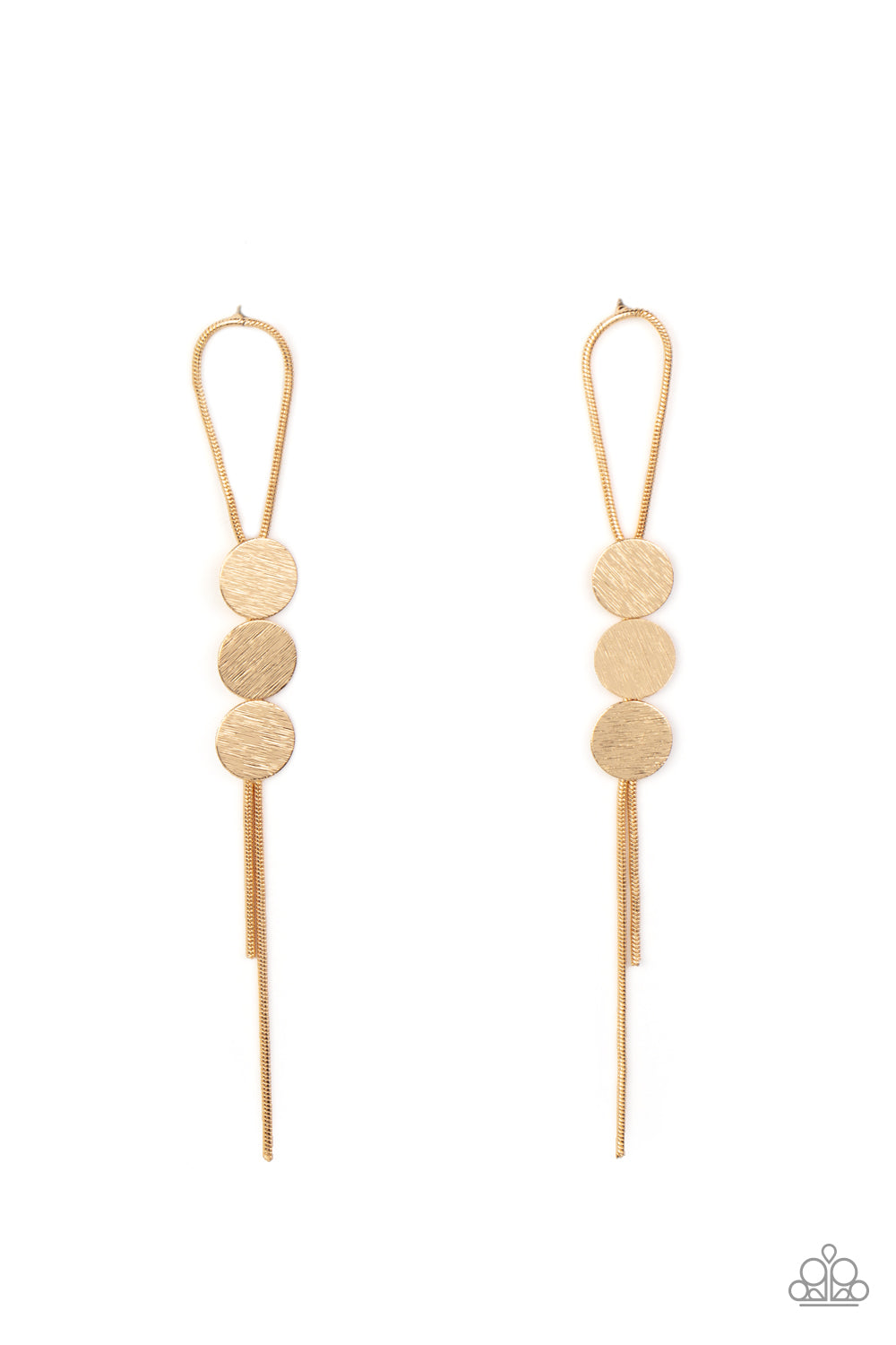 Paparazzi Accessories - Bolo Beam - Gold earrings