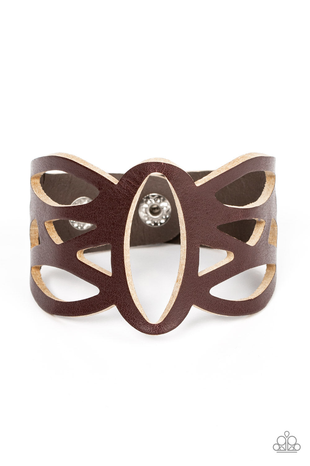 Paparazzi Accessories - Rural Rodeo - Brown bracelet