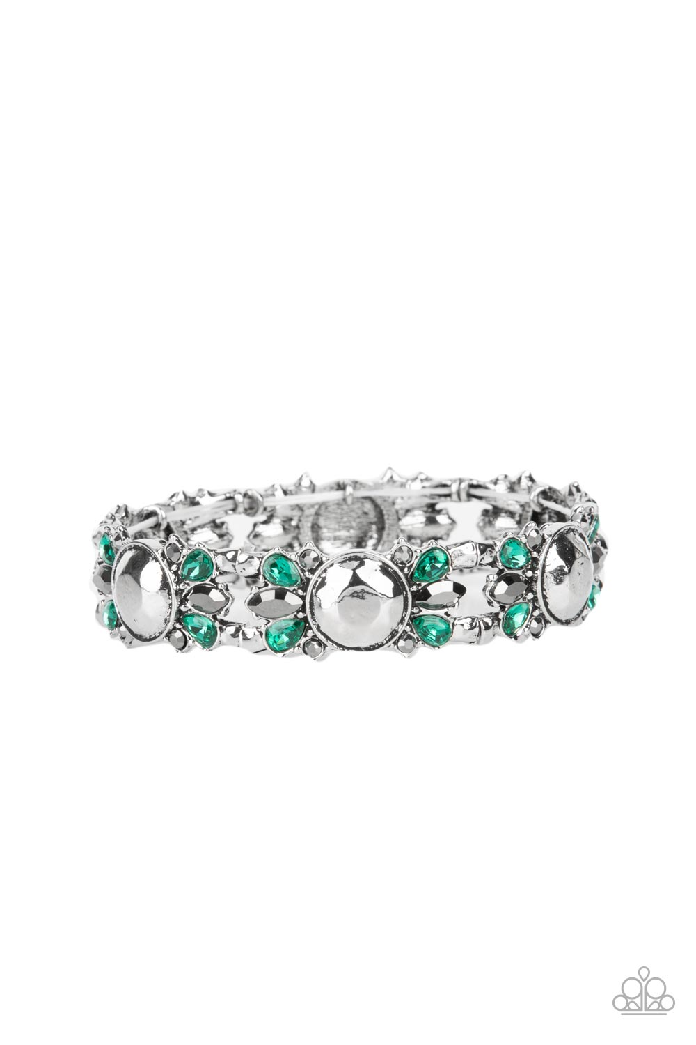 Paparazzi Accessories - Definitively Diva - Green bracelet