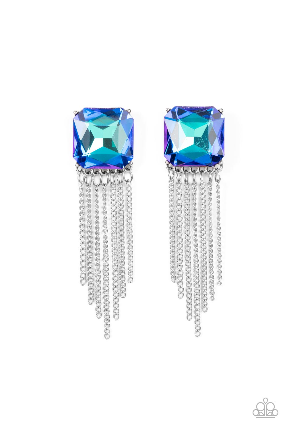 Paparazzi Accessories - Supernova Novelty - Blue earrings