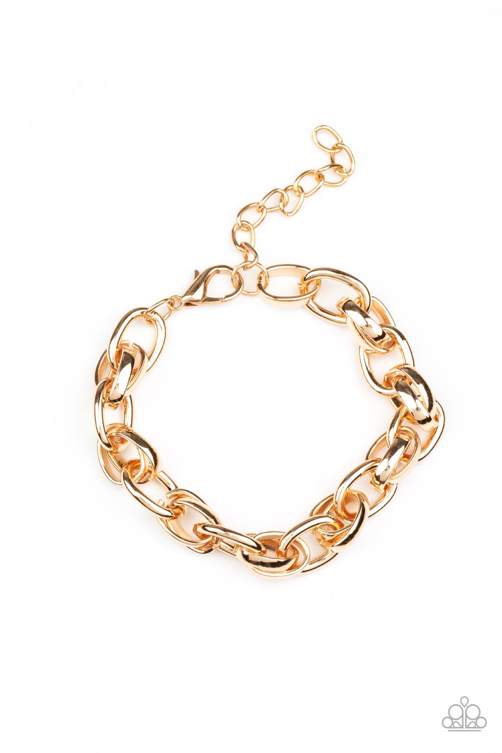 Paparazzi Accessories - Rookie Roulette - Gold bracelet