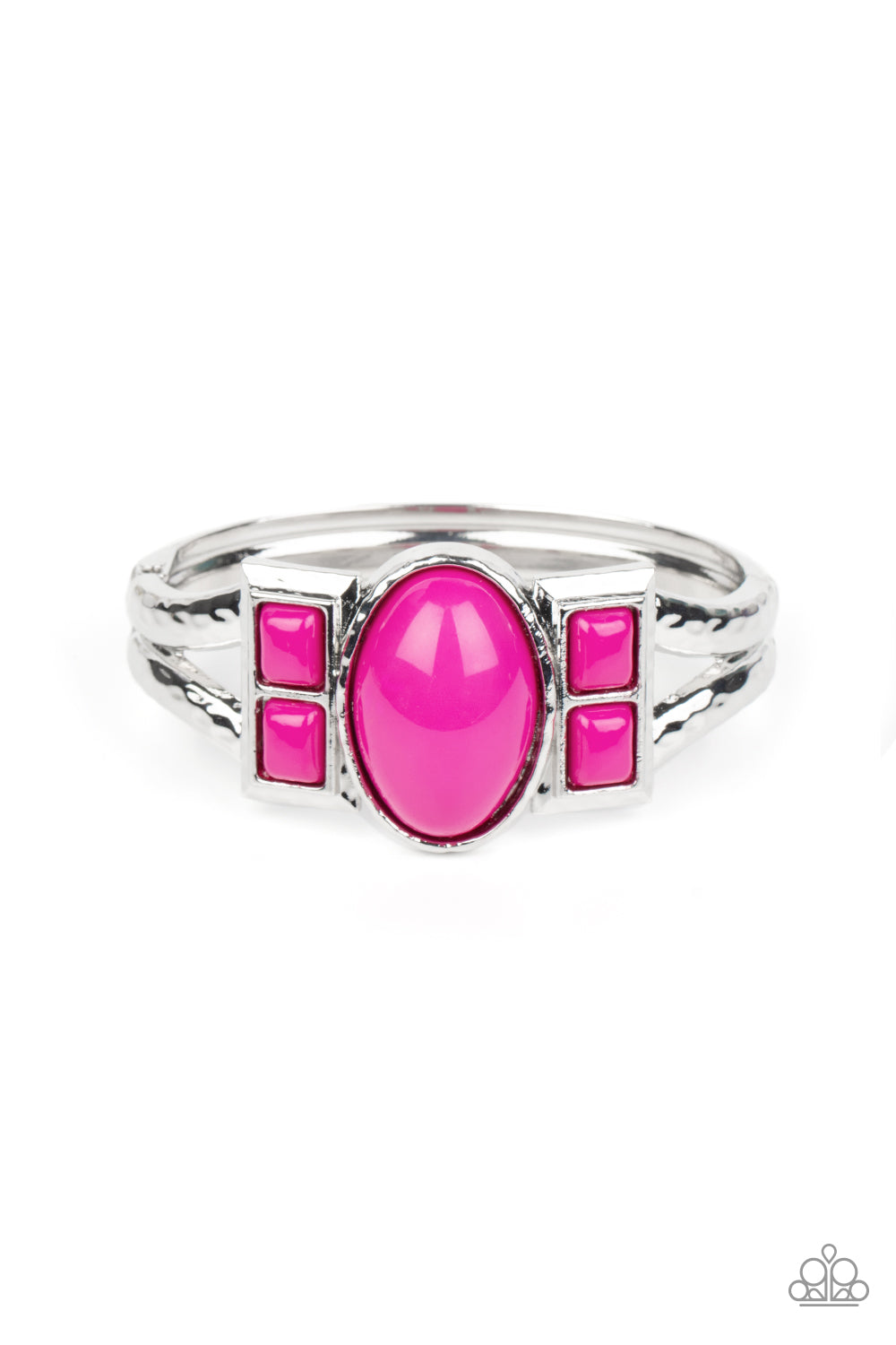 Paparazzi Accessories - A Touch of Tiki - Pink bracelet
