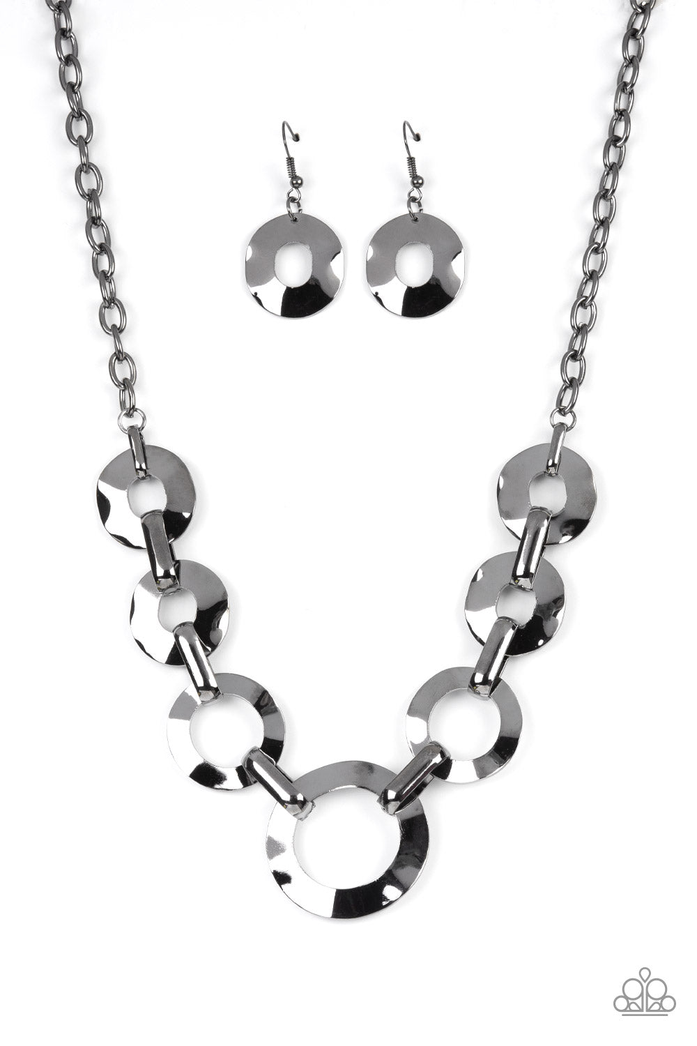 Paparazzi Accessories - Mechanical Masterpiece - Black necklace