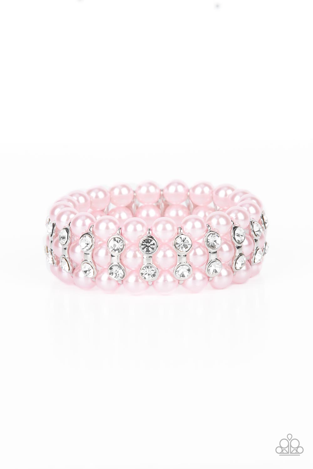 Paparazzi Accessories - Eiffel Tower Elegance - Pink bracelet