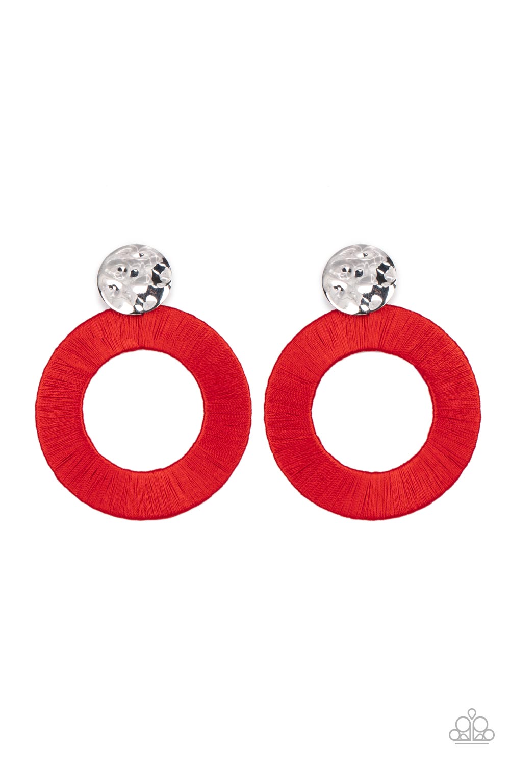 Paparazzi Accessories - Strategically Sassy - Red earrings