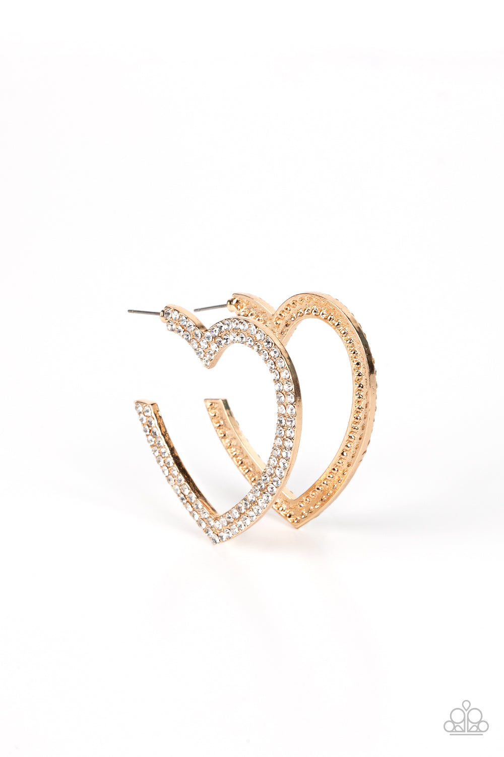 Paparazzi Accessories - AMORE to Love - Gold earrings