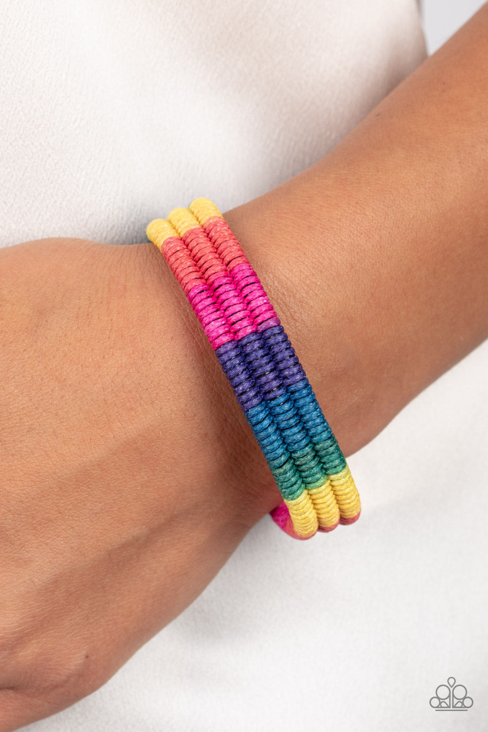 Paparazzi Accessories - Rainbow Renegade - Multi bracelet