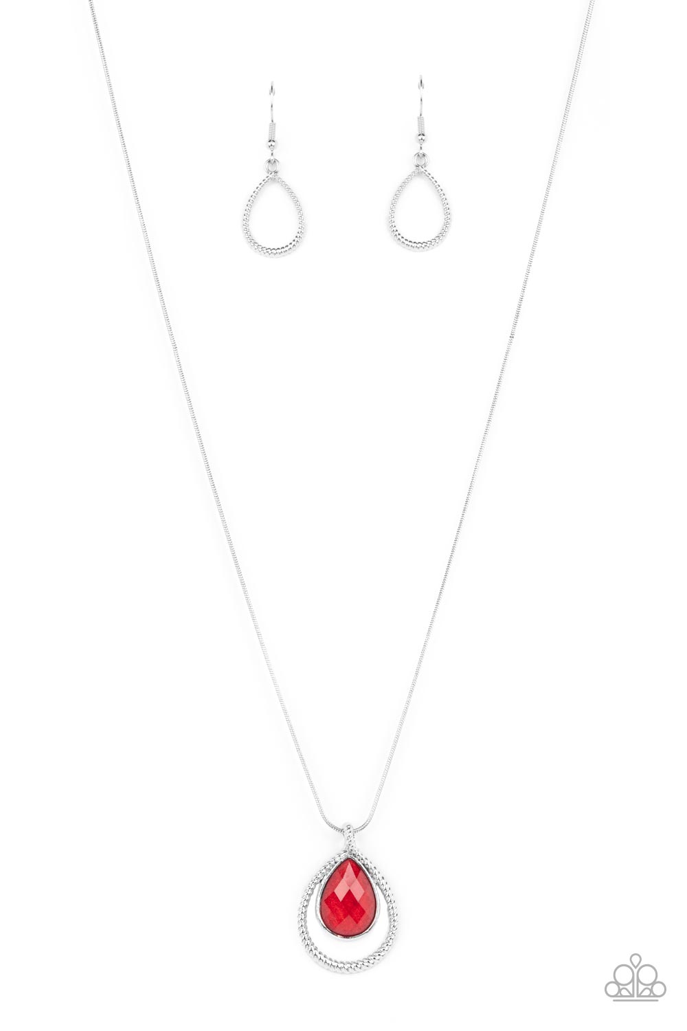 Paparazzi Accessories - Gorgeously Glimmering - Red necklace
