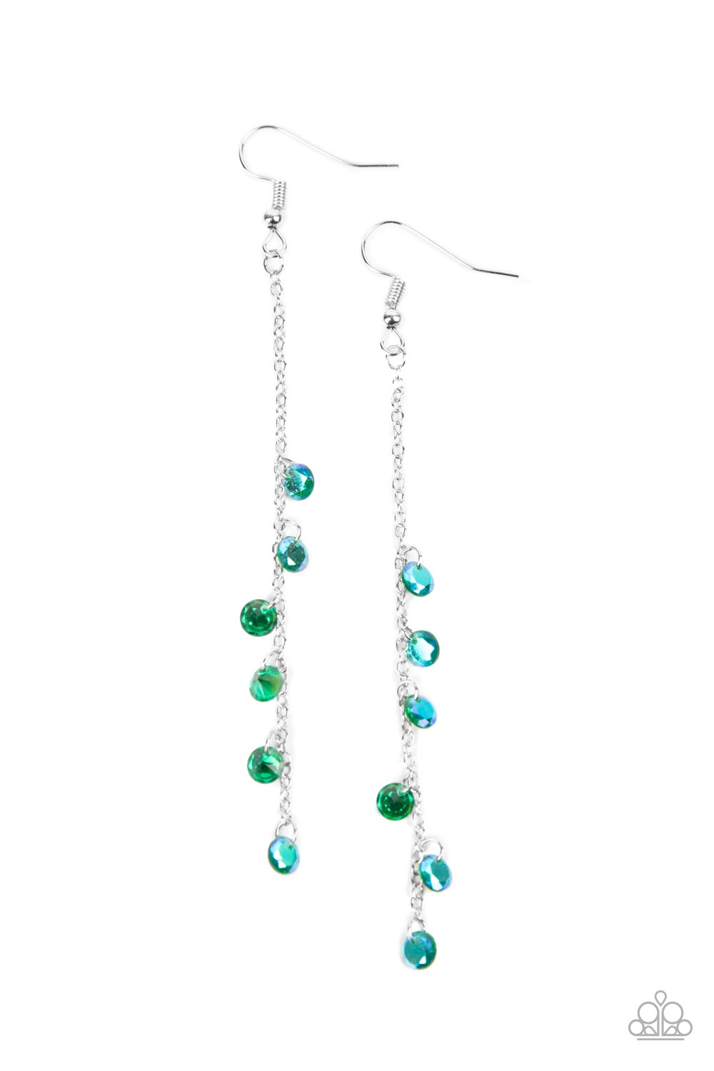 Paparazzi Accessories - Extended Eloquence - Green earrings