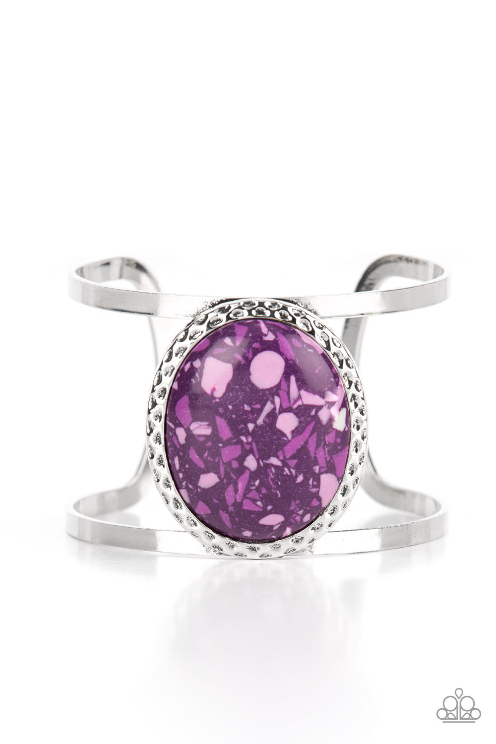 Paparzzi Accessories -Tantalizingly Terrazzo - Purple bracelet