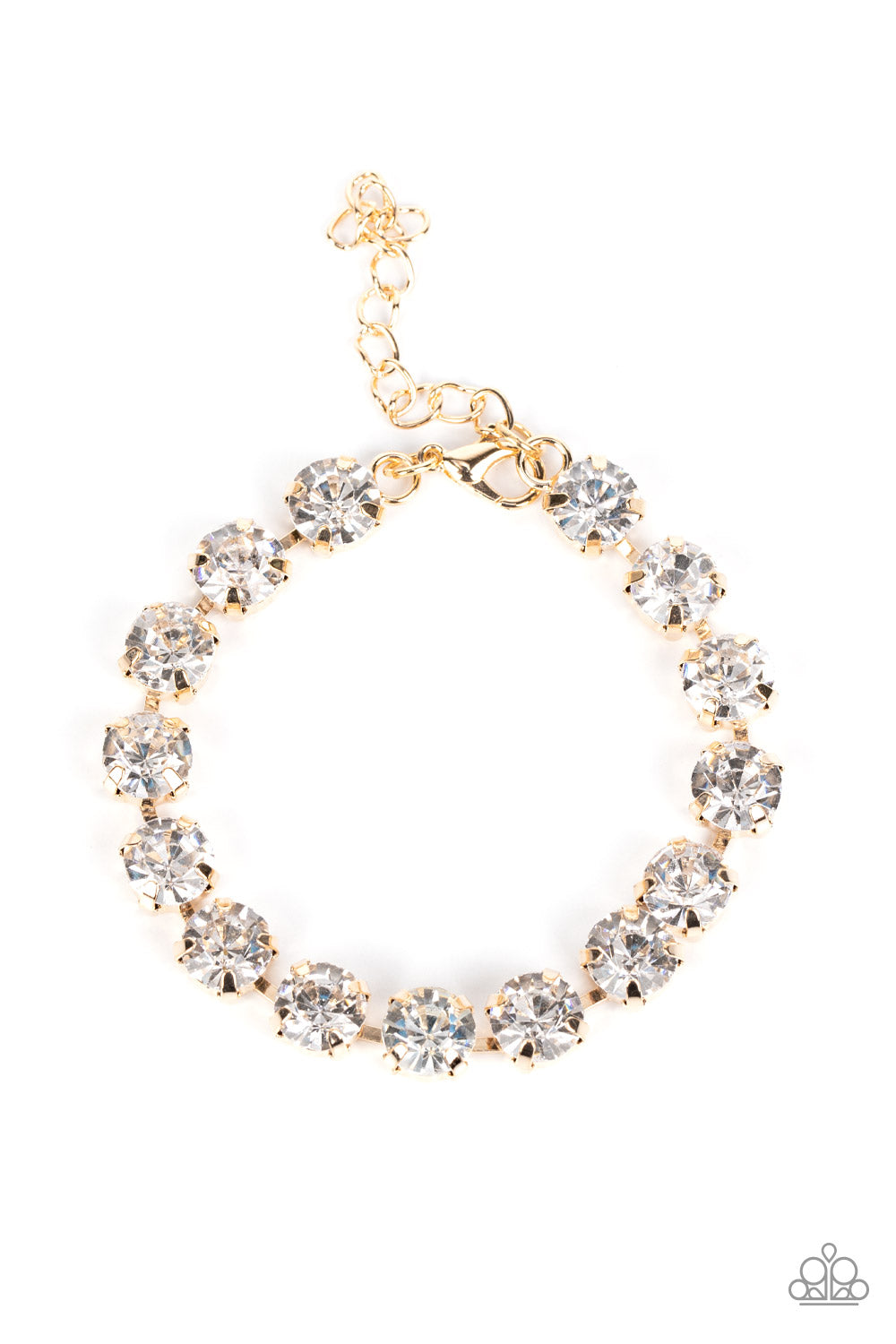 Paparazzi Accessories - A-Lister Afterglow - Gold bracelet