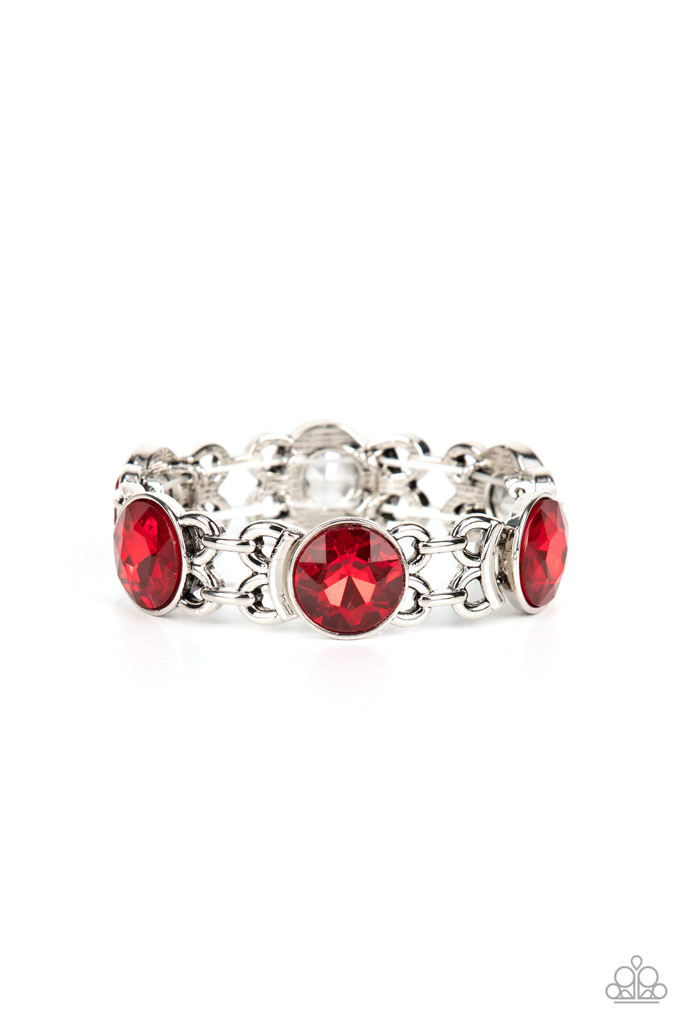 Paparazzi Accessories - Devoted to Drama - Red bracelet